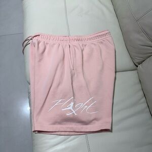 Jordan Light Pink Drawstring Shorts